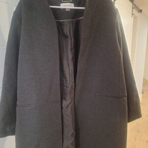 Calvin Klein Women's Charcoal Blazer